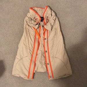 Khaki with orange linings vest!
